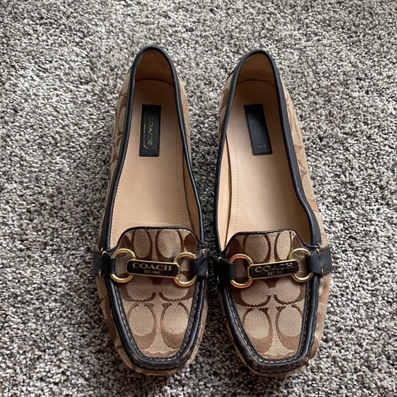 Coach signature loafers size 9 - Picture 1 of 5